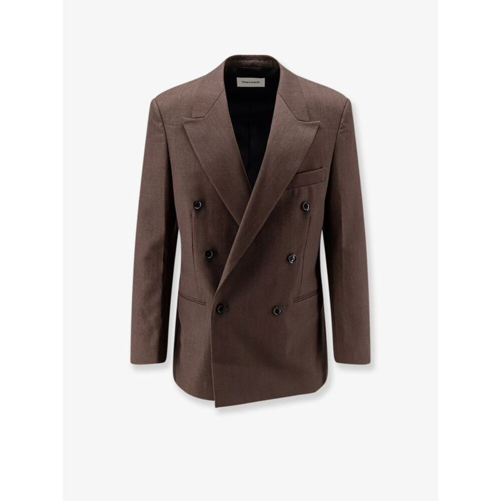 Tonywack Men Tailored Unisex Wool Blend Blazer